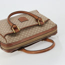 CELINE Macadam Canvas Hand Bag PVC Beige Gold Auth ka3988A-6