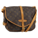 LOUIS VUITTON Monogram Saumur 30 Shoulder Bag M42256 LV Auth ka399-1