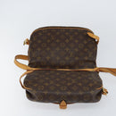 LOUIS VUITTON Monogram Saumur 30 Shoulder Bag M42256 LV Auth ka399-18