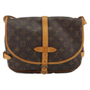 LOUIS VUITTON Monogram Saumur 30 Shoulder Bag M42256 LV Auth ka399-2