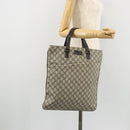 GUCCI GG Supreme Hand Bag PVC Navy Silver 131258 Auth ka3994A-22