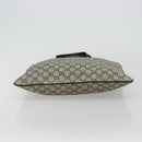 GUCCI GG Supreme Hand Bag PVC Navy Silver 131258 Auth ka3994A-5