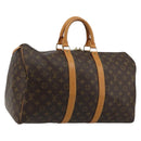 LOUIS VUITTON Monogram Keepall 45 Boston Bag M41428 LV Auth ka3995-1