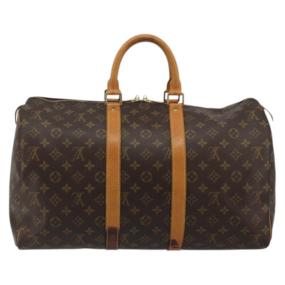 LOUIS VUITTON Monogram Keepall 45 Boston Bag M41428 LV Auth ka3995