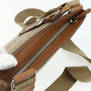 PRADA Shoulder Bag Canvas Beige Silver Auth ka3997-6