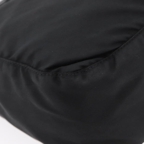 PRADA Shoulder Bag Nylon Black Silver Auth ka3998