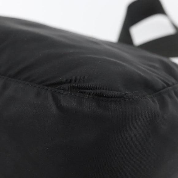 PRADA Shoulder Bag Nylon Black Silver Auth ka3998