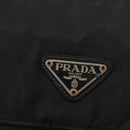 PRADA Shoulder Bag Nylon Black Silver Auth ka3998-19