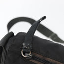PRADA Shoulder Bag Nylon Black Silver Auth ka3998-9