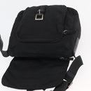 PRADA Shoulder Bag Nylon Black Silver Auth ka3998-10