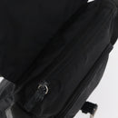 PRADA Shoulder Bag Nylon Black Silver Auth ka3998-20