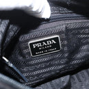 PRADA Shoulder Bag Nylon Black Silver Auth ka3998-21