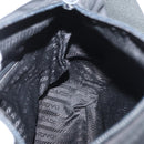 PRADA Shoulder Bag Nylon Black Silver Auth ka3998-22