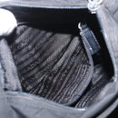 PRADA Shoulder Bag Nylon Black Silver Auth ka3998-26