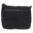 PRADA Shoulder Bag Nylon Black Silver Auth ka3998-2