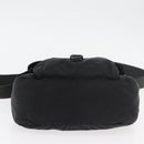 PRADA Shoulder Bag Nylon Black Silver Auth ka3998-5