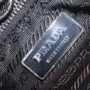PRADA Hand Bag Nylon Black Silver Auth ka3999-10