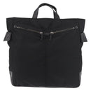 PRADA Hand Bag Nylon Black Silver Auth ka3999-13