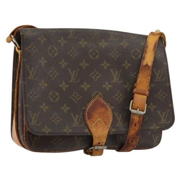 LOUIS VUITTON Monogram Cartouchiere GM Shoulder Bag M51252 LV Auth ka400