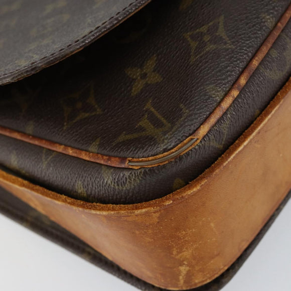 LOUIS VUITTON Monogram Cartouchiere GM Shoulder Bag M51252 LV Auth ka400