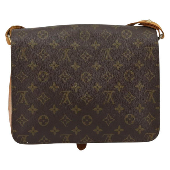 LOUIS VUITTON Monogram Cartouchiere GM Shoulder Bag M51252 LV Auth ka400