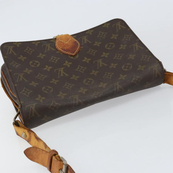 LOUIS VUITTON Monogram Cartouchiere GM Shoulder Bag M51252 LV Auth ka400