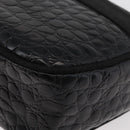 Salvatore Ferragamo Vala Shoulder Bag Leather Black Gold Auth ka4001-11