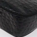 Salvatore Ferragamo Vala Shoulder Bag Leather Black Gold Auth ka4001-13
