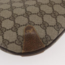GUCCI GG Supreme Web Sherry Line Bag PVC Beige Gold 904 02 026 Auth ka4002-10
