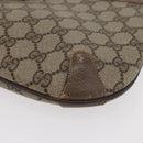 GUCCI GG Supreme Web Sherry Line Bag PVC Beige Gold 904 02 026 Auth ka4002-11