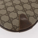 GUCCI GG Supreme Web Sherry Line Bag PVC Beige Gold 904 02 026 Auth ka4002-12