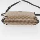 GUCCI GG Crystal Shoulder Bag Coated Canvas Outlet Beige Gold 268642 Auth ka4004-9