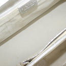 BVLGARI Hand Bag Canvas Beige Silver Auth ka4005-11