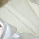 BVLGARI Hand Bag Canvas Beige Silver Auth ka4005-20