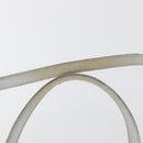 BVLGARI Hand Bag Canvas Beige Silver Auth ka4005-8
