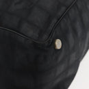 CHANEL New Travel line Tote Bag Nylon Black Gold CC Auth ka4008-10