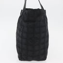 CHANEL New Travel line Tote Bag Nylon Black Gold CC Auth ka4008-5
