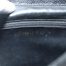 CHANEL Chain Backpack Caviar Skin Gold Black CC Auth ka4012V-17