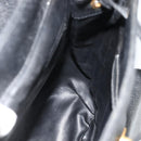 CHANEL Chain Backpack Caviar Skin Gold Black CC Auth ka4012V-19