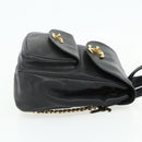 CHANEL Chain Backpack Caviar Skin Gold Black CC Auth ka4012V-5