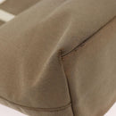 PRADA Tote Bag Canvas Beige Gold Auth ka4014-15