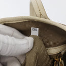 PRADA Tote Bag Canvas Beige Gold Auth ka4014-12