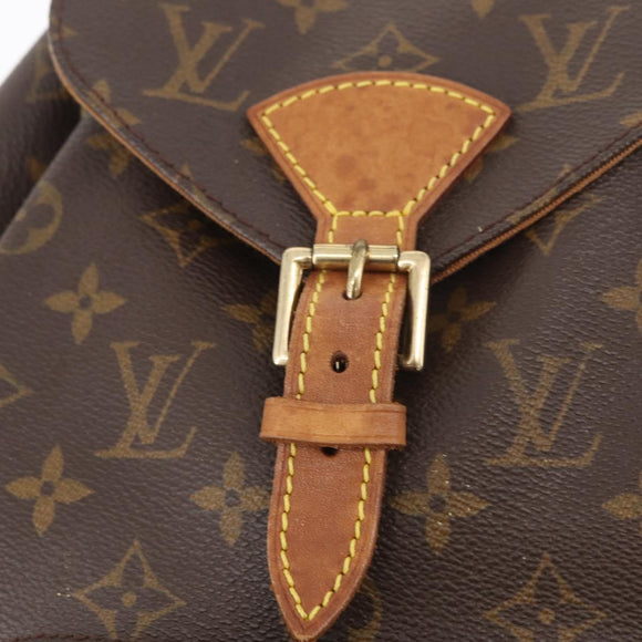 LOUIS VUITTON Monogram Montsouris MM Backpack M51136 LV Auth ka4016A