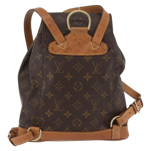 LOUIS VUITTON Monogram Montsouris MM Backpack M51136 LV Auth ka4016A