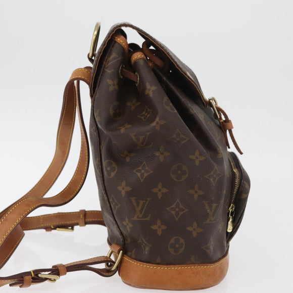 LOUIS VUITTON Monogram Montsouris MM Backpack M51136 LV Auth ka4016A