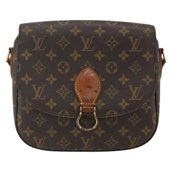 LOUIS VUITTON Monogram Saint Cloud GM Shoulder Bag M51242 LV Auth ka402