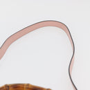 GUCCI Nim Fair Hand Bag Leather 2way Pink Gold 453767 Auth ka4024A-11