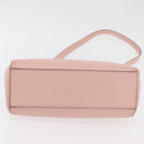 GUCCI Nim Fair Hand Bag Leather 2way Pink Gold 453767 Auth ka4024A-12