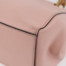 GUCCI Nim Fair Hand Bag Leather 2way Pink Gold 453767 Auth ka4024A-14