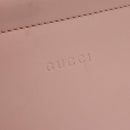 GUCCI Nim Fair Hand Bag Leather 2way Pink Gold 453767 Auth ka4024A-17